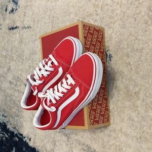 Red Vans Brand New